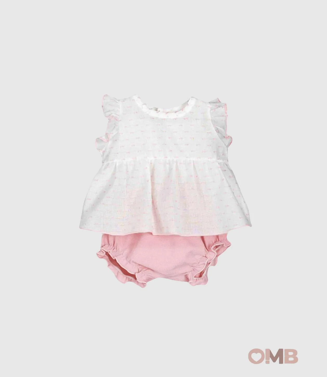 Completo CALAMARO BABY neonata 11277 Rosa - immagine 2