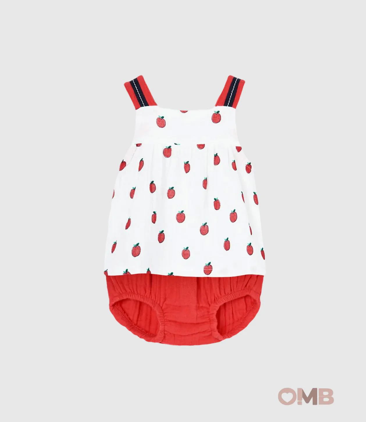 Coordinato BOBOLI neonata 126201 Rosso - immagine 2