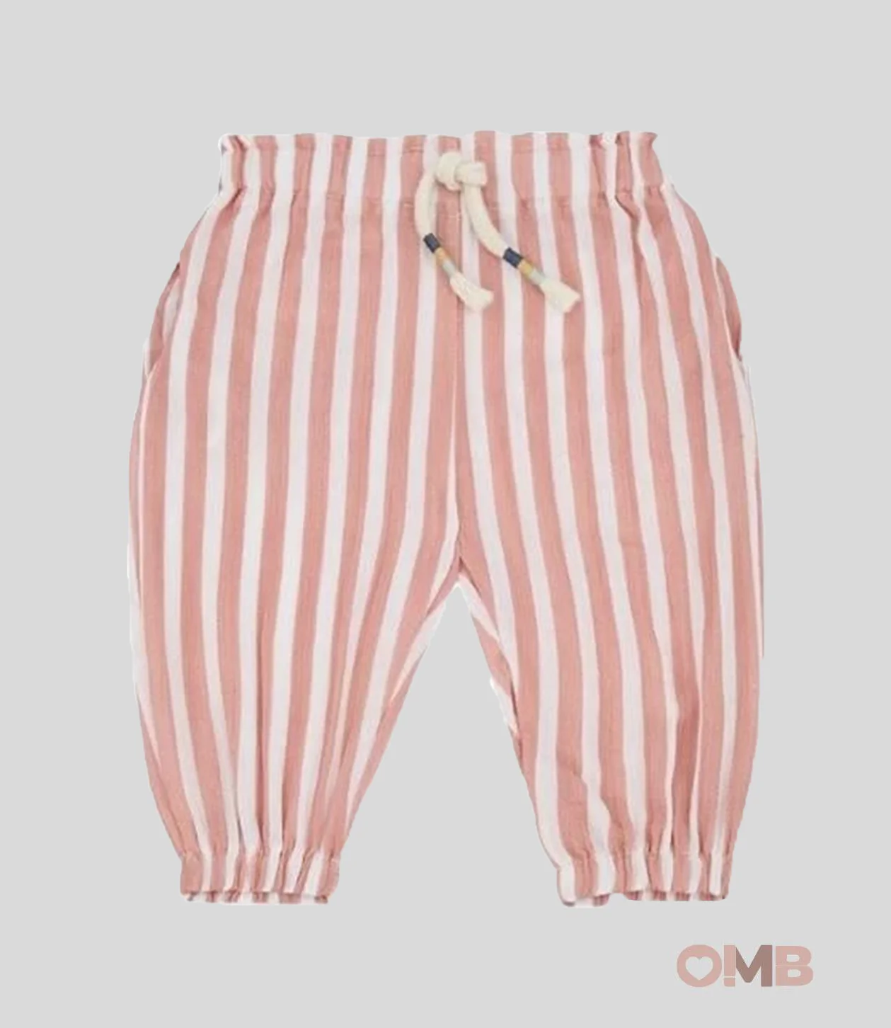 Pantalone neonato 1+inthefamily Zoe Pesca - immagine 2