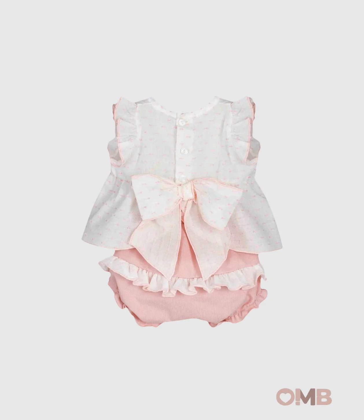 Completo CALAMARO BABY neonata 11277 Rosa - immagine 3