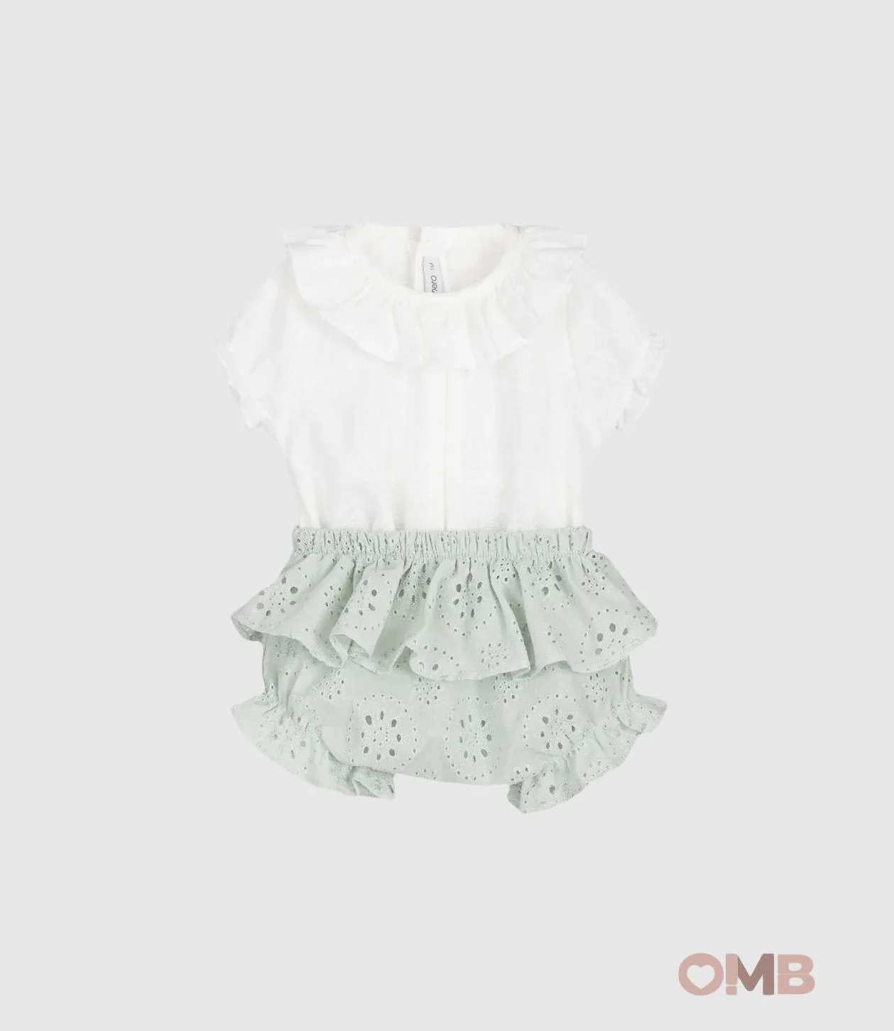 Completo CALAMARO BABY neonata 11331 Menta - immagine 2