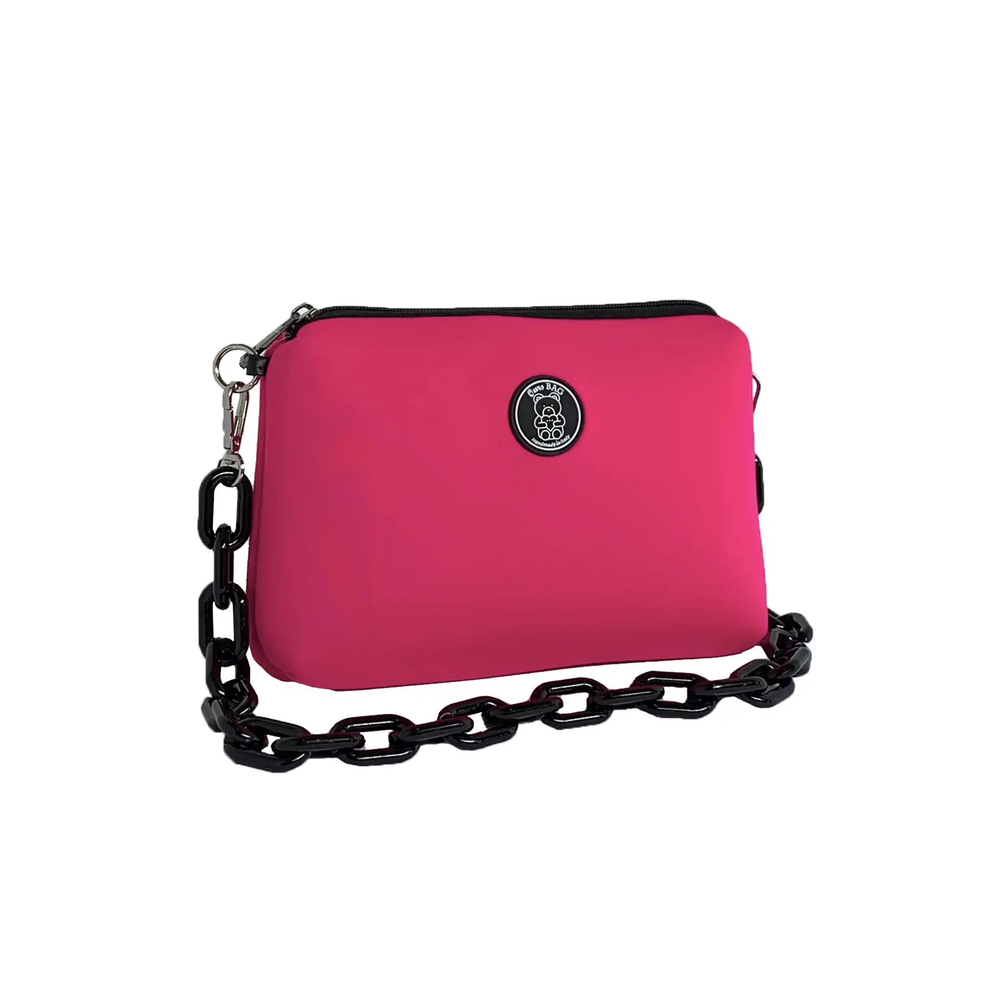 Pochette con Catena (Fuchsia) - immagine 2